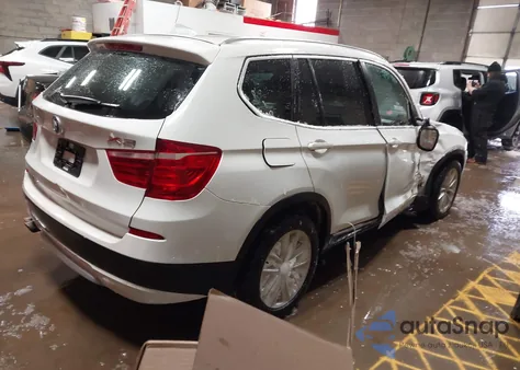 2013 BMW X3 xDrive28I z USA, uszkodzony, nr VIN 5UXWX9C56D0A22254